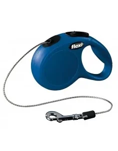 Trela Extensível Flexi New Classic (Fio/Tam. S) 5 Mt / 12 Kg (Azul)