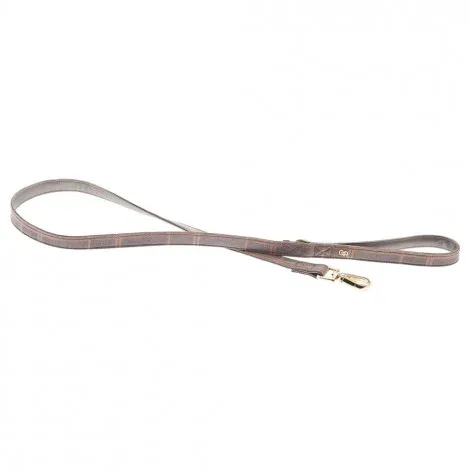 Trela Mokka cinza/rosa para cães – Ferribiella – Medidas: 120 cm/20 mm