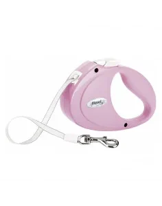 Trela para Cães Flexi Puppy (rosa)