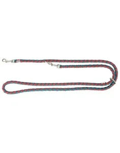 Trela para Cão Ajustável Cavo (azul / rosa)