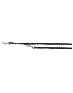 Trela para Cão Ajustável Cavo (cinza / preto)