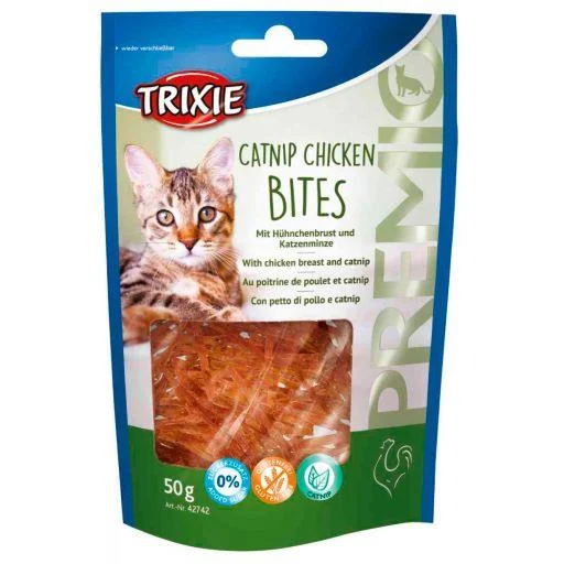 TRIXIE PREMIO CATNIP CHICKEN BITES 50GR - Image 2