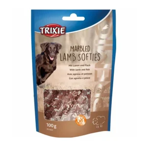 Trixie Premio Marbled Lamb Softies com Borrego e Peixe – Snack para cães 100 g