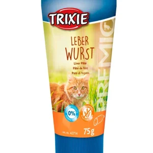 Trixie Premio Patê de Fígado – Snack cremoso em tubo para gatos 75 g
