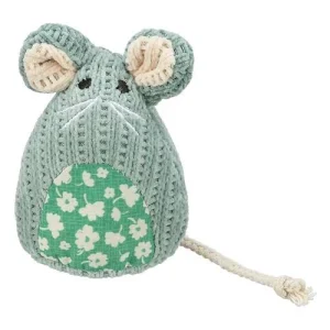 TRIXIE RATO SENTADO EM TRICOT C/CATNIP 11CM