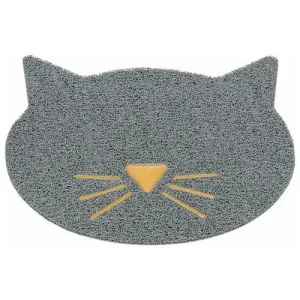 TRIXIE TAPETE EM PVC CABEÇA DE GATO P/WC 40X42CM