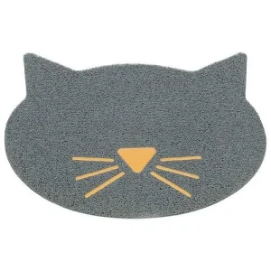 TRIXIE TAPETE EM PVC CABEÇA DE GATO P/WC 50X60CM