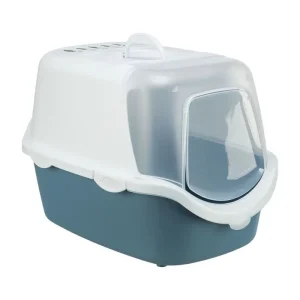Trixie Vico Open Top Azul – WC fechado com frente basculante para gatos