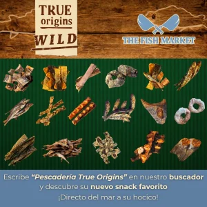 True Origins Anéis de Bacalhau Snack para cães