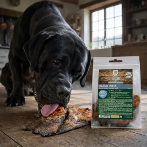True Origins Cauda de Salmão Snack para cães