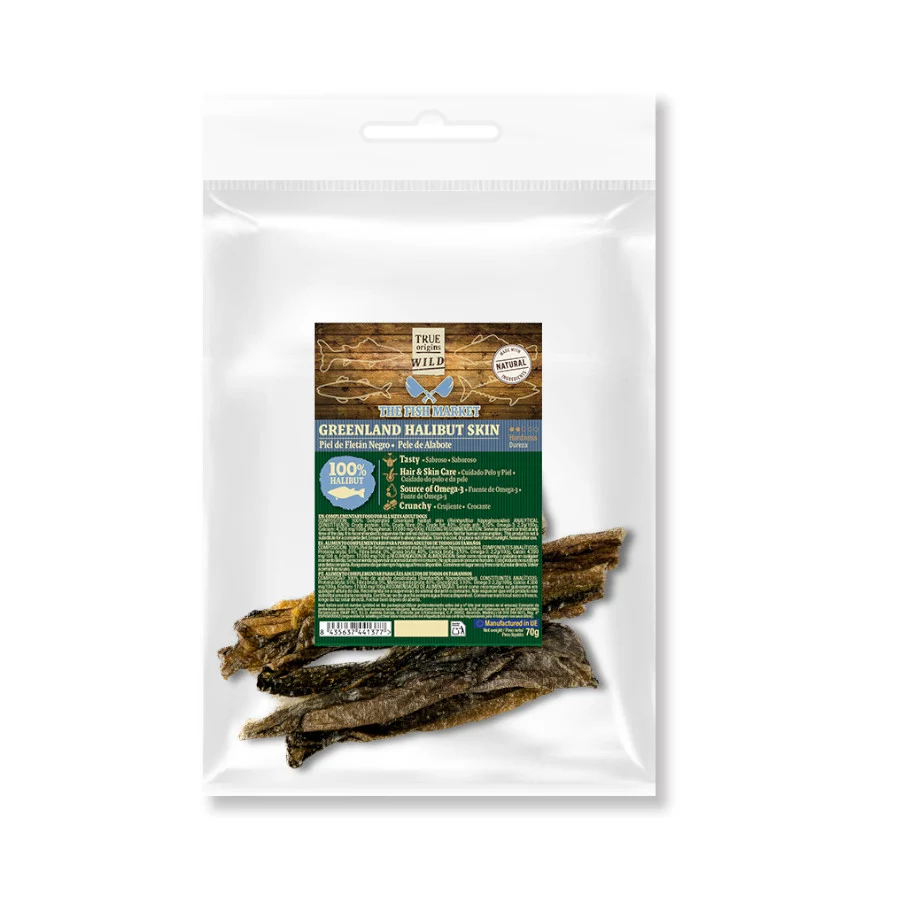 True Origins Pele de Fletão Negra Snack para cães - Image 2