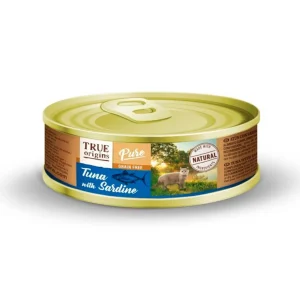 True Origins Pure Adult Comida húmida de Atum com Sardinha em lata para gatos