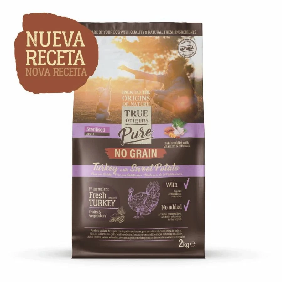 True Origins Pure Adult Sterilised Grain Free Ração de peru para gatos - Image 2