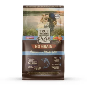True Origins Pure Adult Sterilised Salmão Grain Free ração para gatos