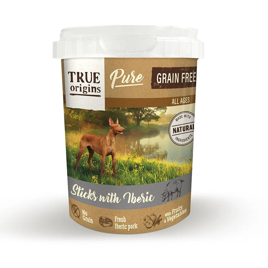 True Origins Pure Barritas Ibérico para cães