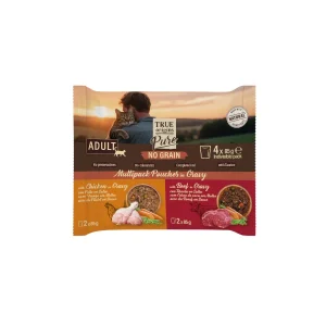 True Origins Pure Comida húmida de carne em saquetas para gatos - Multipack