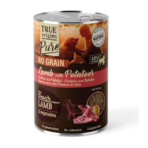 True Origins Pure Cordeiro lata para Cães
