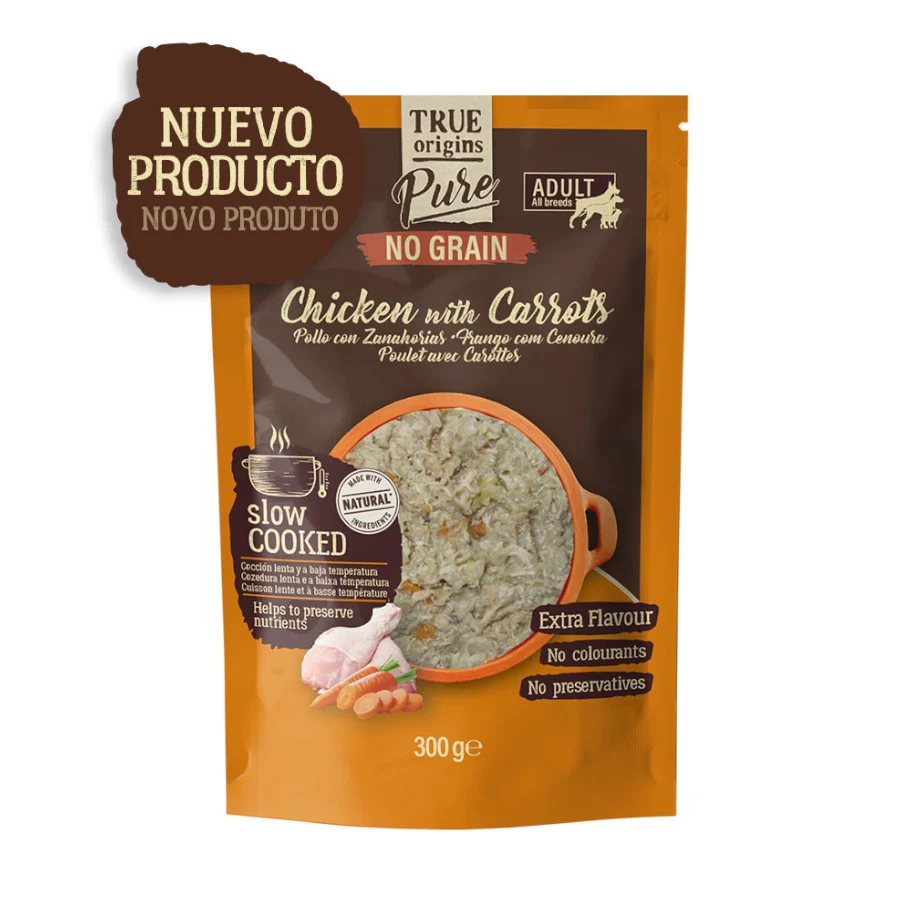 True Origins Pure Gently Cooked Comida húmida de frango em saqueta para cães - Image 2