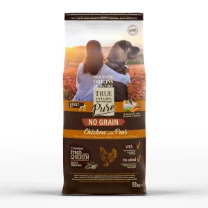 True Origins Pure Grain Free Adult Maxi Ração de frango para cães