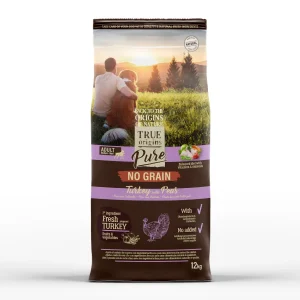 True Origins Pure Grain Free Adult Ração de peru para cães