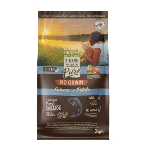 True Origins Pure Kitten Grain Free Ração para gatos com salmão