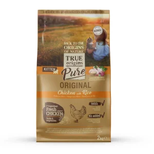 True Origins Pure Kitten Poultry Frango ração para gatos