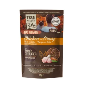 True Origins Pure No Grain Comida húmida de frango em saqueta para gatos