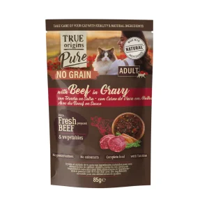 True Origins Pure No Grain Saqueta com Vitela para Gatos