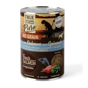 True Origins Pure Salmão lata para Cães