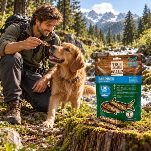 True Origins Sardinhas Snack para cães