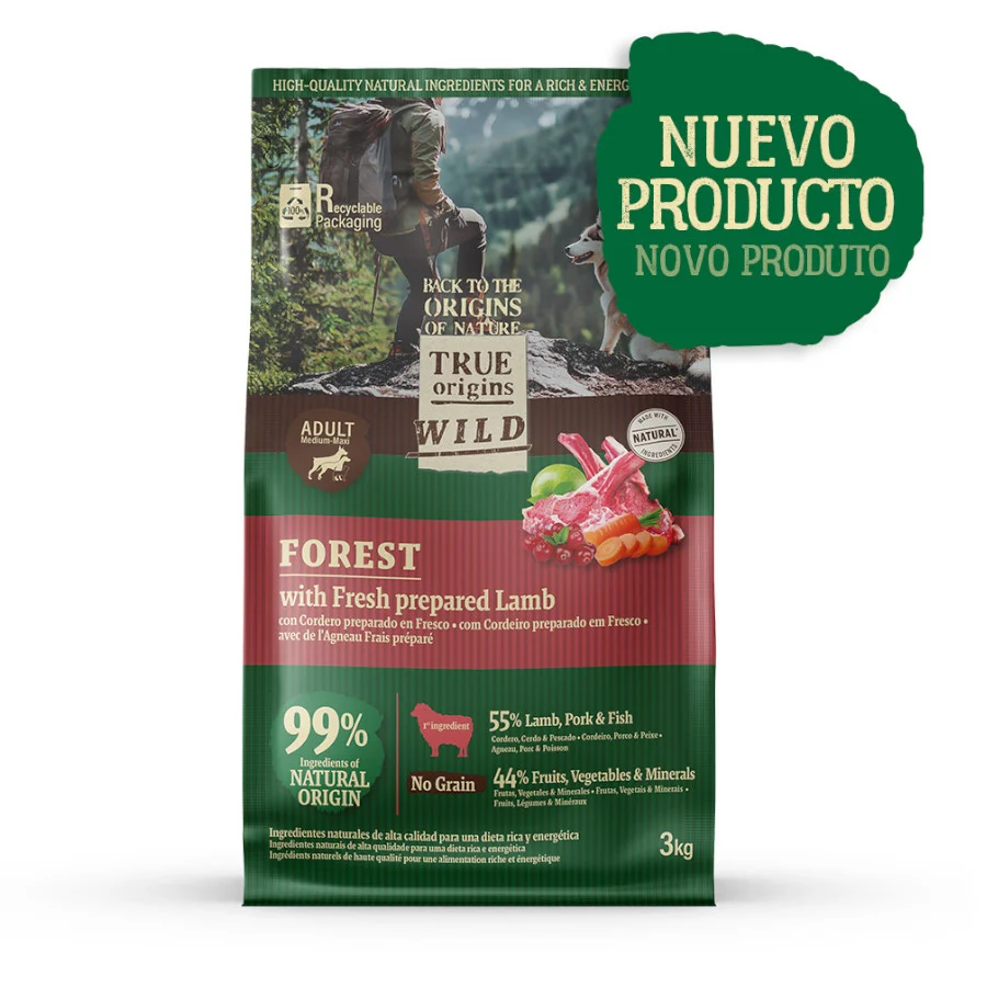 True Origins Wild Forest ração de cordeiro para cães - Image 2