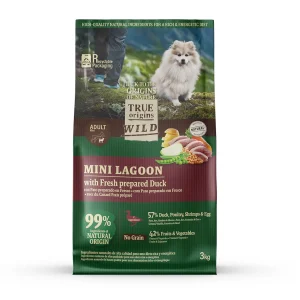 True Origins Wild Mini Lagoon ração de pato para cães