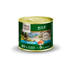 True Origins Wild Puppy Pacific Salmão e Arenque em Patê lata