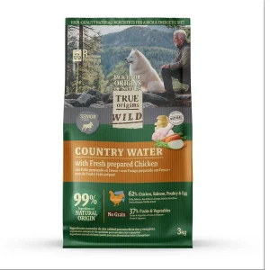 True Origins Wild Senior Country Water ração de frango para cães