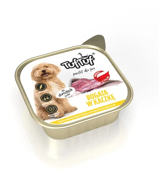 Tuf Tuf Patê para Cão Rico em Pato 300g