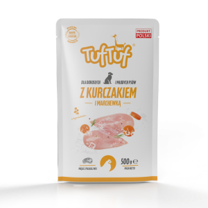 Tuf Tuf Saqueta para Cão com Frango e Cenoura