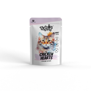 Tuf Tuf Saqueta para Gato de Corações de Aves 300g