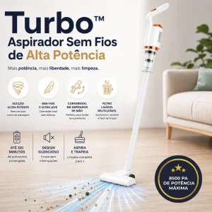 Turbo™ | Aspirador Sem Fios de Alta Potência