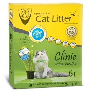 VanCat Clinic Ultra Sensitive Areia Antibacteriana Para Gato