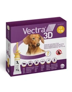 Vectra 3D para Cães 1.5 - 4 kg (3 pipetas)