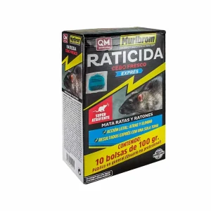 Veneno de rato MURIBROM EXPRESSAR ISCA FRESCA, mata ratos e camundongos (Brodifacoum)