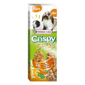 Versele-Laga Crispy Sticks com Cenoura e Salsa – Snack para roedores