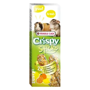 Versele-Laga Crispy Sticks com Frutos Cítricos – Snack para roedores