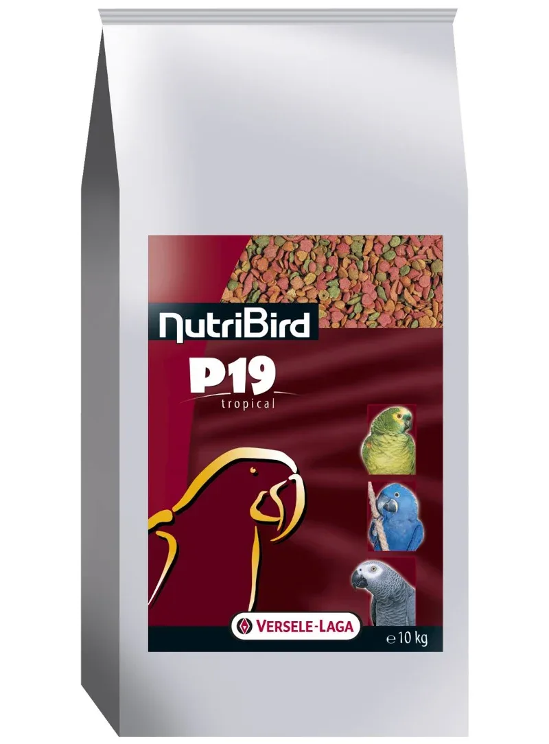 Versele-Laga NutriBird P19 Tropical – Pellets de criação para papagaios