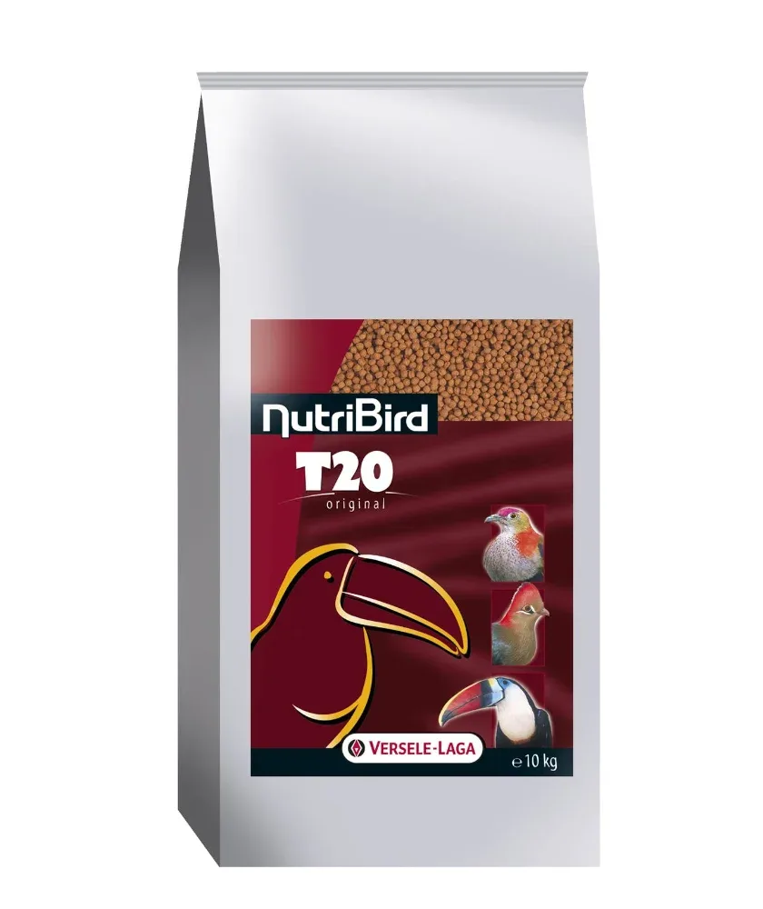 Versele-Laga NutriBird T20 – Pellets de criação para grandes aves frugívoras e insectívoras