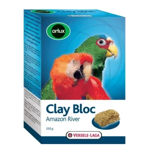 Versele-Laga Orlux Clay Bloc Amazon River – Bloco de argila para papagaios 550g