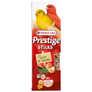 Versele-Laga Prestige Sticks Canários com Ovos e Tomilho – 2 x 30 g