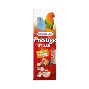 Versele-Laga Prestige Sticks de Nozes e Passas para aves de pequeno porte