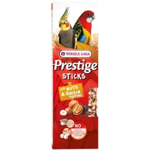 Versele-Laga Prestige Sticks Periquitos Grandes com Nozes e Passas – 2 x 70 g