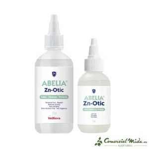 VETNOVA Abelia Zn-Otic Solução Ótica 59 ml para animais de estimação